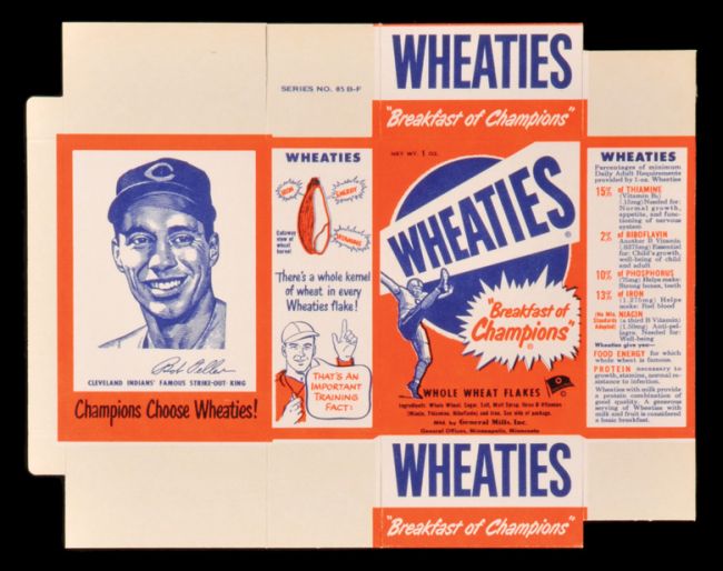 1951 Wheaties Feller